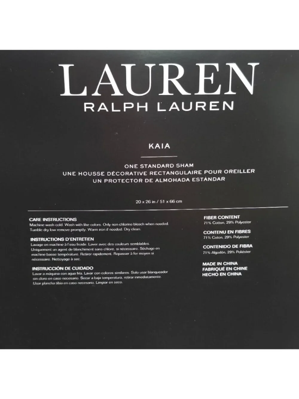 Lauren Ralph Lauren made durable